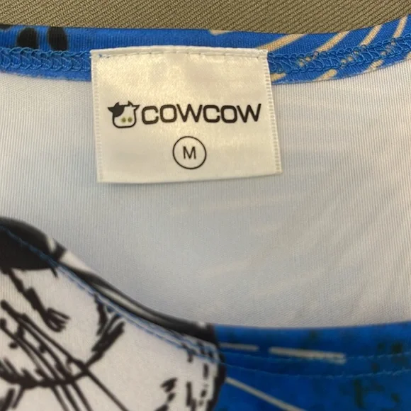 COWCOW Lovely 🏴☠️ Pirate Cat theme, womens DRESS size MEDIUM - Picture 9 of 12